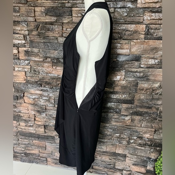 Elegant Black Halter Dress - Picture 6 of 10